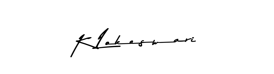 Best and Professional Signature Style for K Lokeswari. Asem Kandis PERSONAL USE Best Signature Style Collection. K Lokeswari signature style 9 images and pictures png