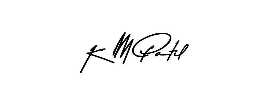 Also we have K M Patil name is the best signature style. Create professional handwritten signature collection using Asem Kandis PERSONAL USE autograph style. K M Patil signature style 9 images and pictures png