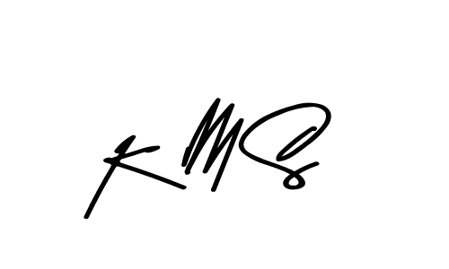 Make a beautiful signature design for name K M S. With this signature (Asem Kandis PERSONAL USE) style, you can create a handwritten signature for free. K M S signature style 9 images and pictures png