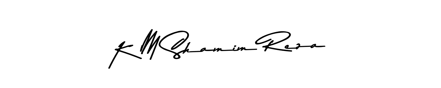 How to Draw K M Shamim Reza signature style? Asem Kandis PERSONAL USE is a latest design signature styles for name K M Shamim Reza. K M Shamim Reza signature style 9 images and pictures png