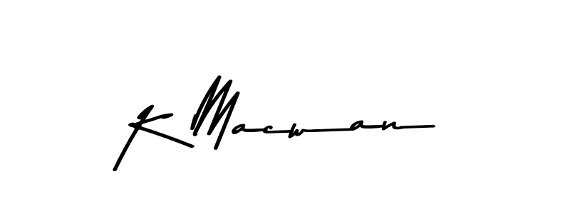 Make a beautiful signature design for name K Macwan. Use this online signature maker to create a handwritten signature for free. K Macwan signature style 9 images and pictures png