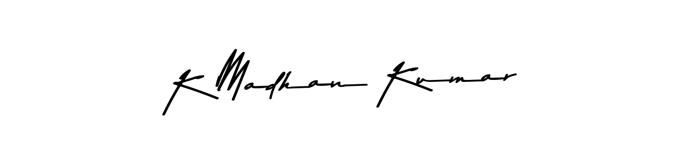 Make a beautiful signature design for name K Madhan Kumar. Use this online signature maker to create a handwritten signature for free. K Madhan Kumar signature style 9 images and pictures png