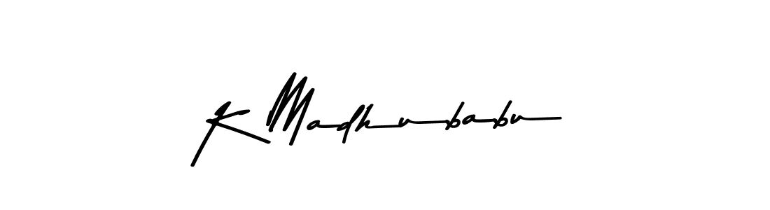 Asem Kandis PERSONAL USE is a professional signature style that is perfect for those who want to add a touch of class to their signature. It is also a great choice for those who want to make their signature more unique. Get K Madhubabu name to fancy signature for free. K Madhubabu signature style 9 images and pictures png