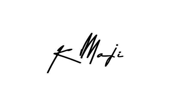 This is the best signature style for the K Maji name. Also you like these signature font (Asem Kandis PERSONAL USE). Mix name signature. K Maji signature style 9 images and pictures png