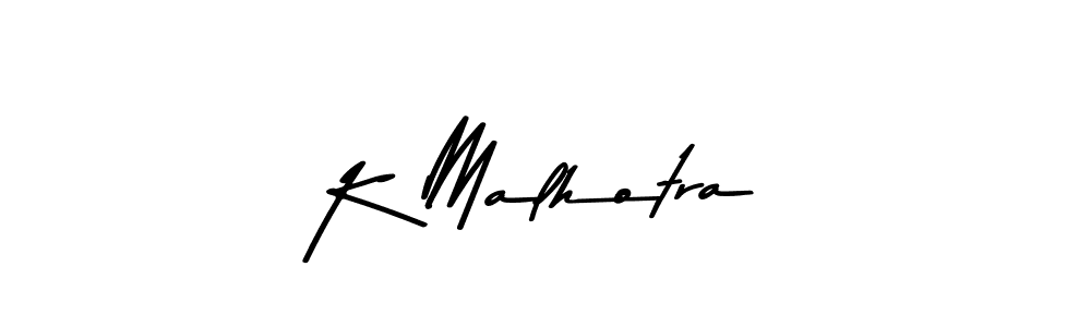 The best way (Asem Kandis PERSONAL USE) to make a short signature is to pick only two or three words in your name. The name K Malhotra include a total of six letters. For converting this name. K Malhotra signature style 9 images and pictures png