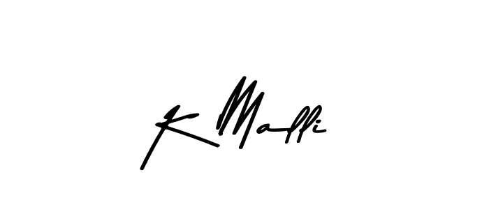 Use a signature maker to create a handwritten signature online. With this signature software, you can design (Asem Kandis PERSONAL USE) your own signature for name K Malli. K Malli signature style 9 images and pictures png