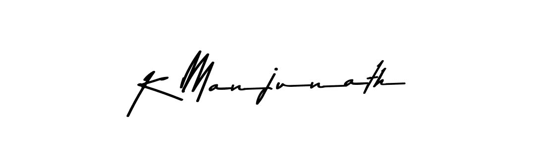 Asem Kandis PERSONAL USE is a professional signature style that is perfect for those who want to add a touch of class to their signature. It is also a great choice for those who want to make their signature more unique. Get K Manjunath name to fancy signature for free. K Manjunath signature style 9 images and pictures png