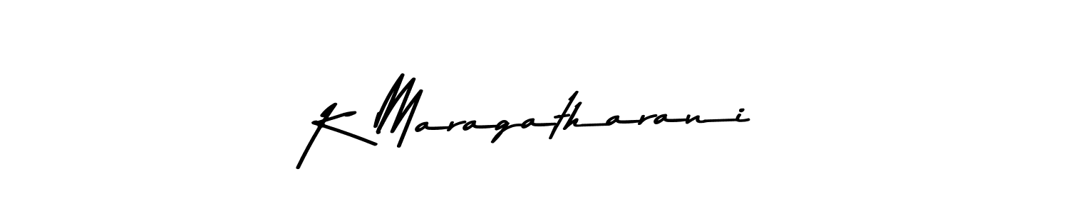 Also we have K Maragatharani name is the best signature style. Create professional handwritten signature collection using Asem Kandis PERSONAL USE autograph style. K Maragatharani signature style 9 images and pictures png