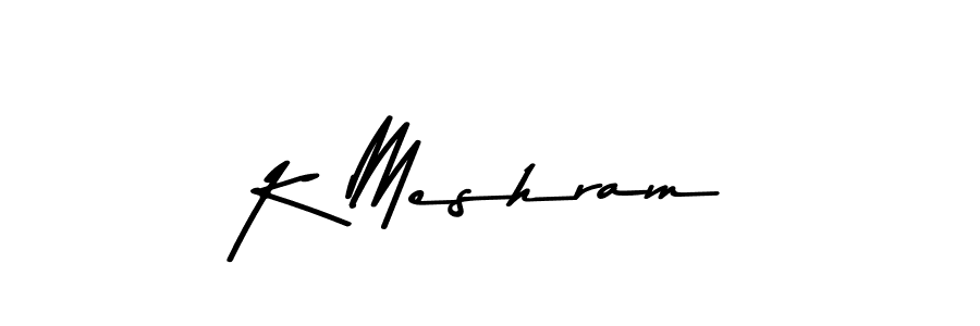 How to make K Meshram signature? Asem Kandis PERSONAL USE is a professional autograph style. Create handwritten signature for K Meshram name. K Meshram signature style 9 images and pictures png