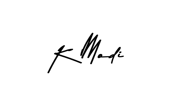 How to make K Modi name signature. Use Asem Kandis PERSONAL USE style for creating short signs online. This is the latest handwritten sign. K Modi signature style 9 images and pictures png