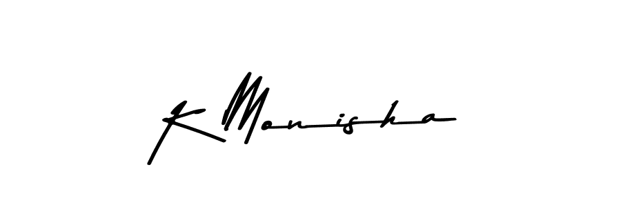How to Draw K Monisha signature style? Asem Kandis PERSONAL USE is a latest design signature styles for name K Monisha. K Monisha signature style 9 images and pictures png