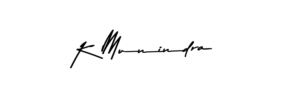 Best and Professional Signature Style for K Munindra. Asem Kandis PERSONAL USE Best Signature Style Collection. K Munindra signature style 9 images and pictures png
