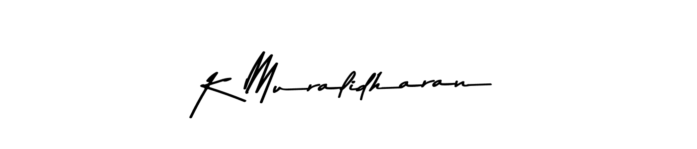 You should practise on your own different ways (Asem Kandis PERSONAL USE) to write your name (K Muralidharan) in signature. don't let someone else do it for you. K Muralidharan signature style 9 images and pictures png