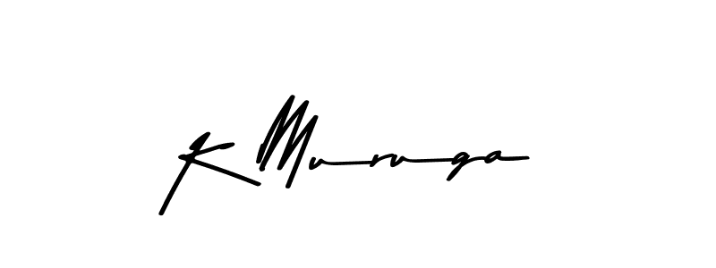 You should practise on your own different ways (Asem Kandis PERSONAL USE) to write your name (K Muruga) in signature. don't let someone else do it for you. K Muruga signature style 9 images and pictures png