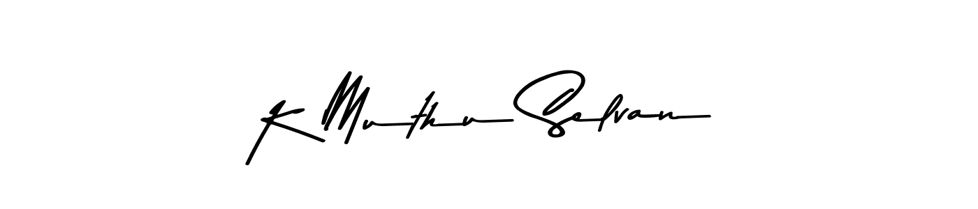 Make a beautiful signature design for name K Muthu Selvan. Use this online signature maker to create a handwritten signature for free. K Muthu Selvan signature style 9 images and pictures png