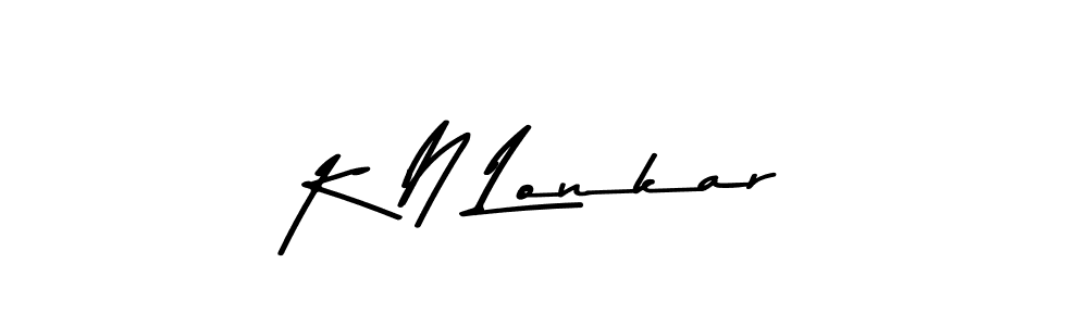 Check out images of Autograph of K N Lonkar name. Actor K N Lonkar Signature Style. Asem Kandis PERSONAL USE is a professional sign style online. K N Lonkar signature style 9 images and pictures png