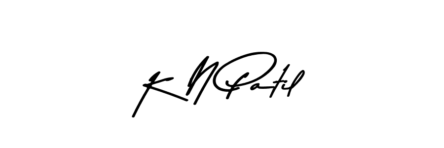 You should practise on your own different ways (Asem Kandis PERSONAL USE) to write your name (K N Patil) in signature. don't let someone else do it for you. K N Patil signature style 9 images and pictures png