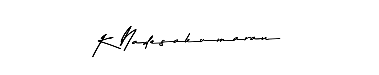 Also You can easily find your signature by using the search form. We will create K Nadesakumaran name handwritten signature images for you free of cost using Asem Kandis PERSONAL USE sign style. K Nadesakumaran signature style 9 images and pictures png