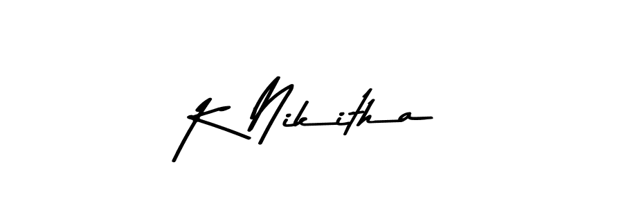 You can use this online signature creator to create a handwritten signature for the name K Nikitha. This is the best online autograph maker. K Nikitha signature style 9 images and pictures png