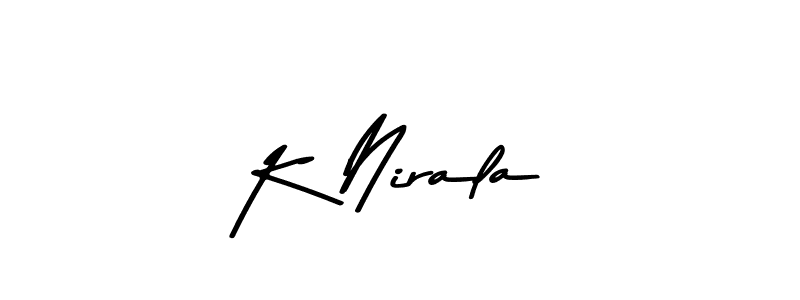 Use a signature maker to create a handwritten signature online. With this signature software, you can design (Asem Kandis PERSONAL USE) your own signature for name K Nirala. K Nirala signature style 9 images and pictures png