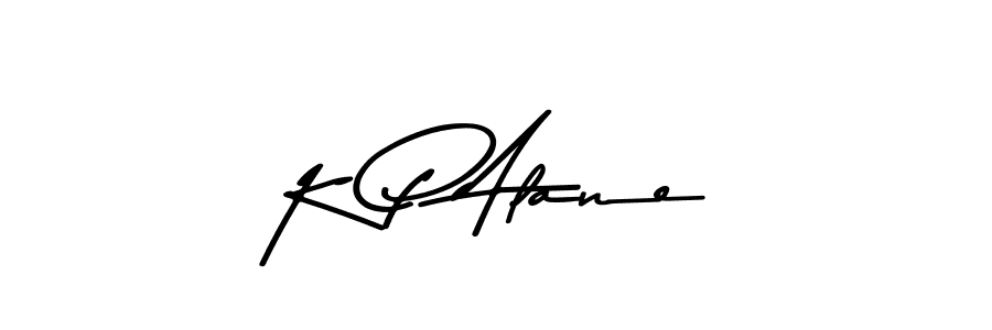 Here are the top 10 professional signature styles for the name K P Alane. These are the best autograph styles you can use for your name. K P Alane signature style 9 images and pictures png