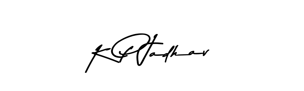 Design your own signature with our free online signature maker. With this signature software, you can create a handwritten (Asem Kandis PERSONAL USE) signature for name K P Jadhav. K P Jadhav signature style 9 images and pictures png