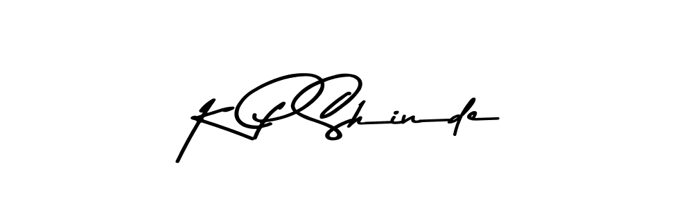 Also You can easily find your signature by using the search form. We will create K P Shinde name handwritten signature images for you free of cost using Asem Kandis PERSONAL USE sign style. K P Shinde signature style 9 images and pictures png