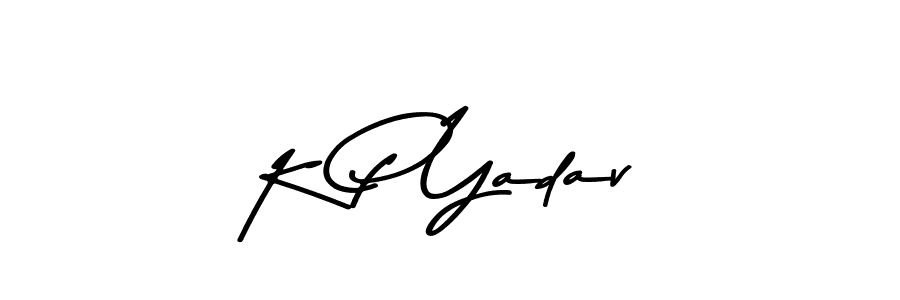 How to Draw K P Yadav signature style? Asem Kandis PERSONAL USE is a latest design signature styles for name K P Yadav. K P Yadav signature style 9 images and pictures png