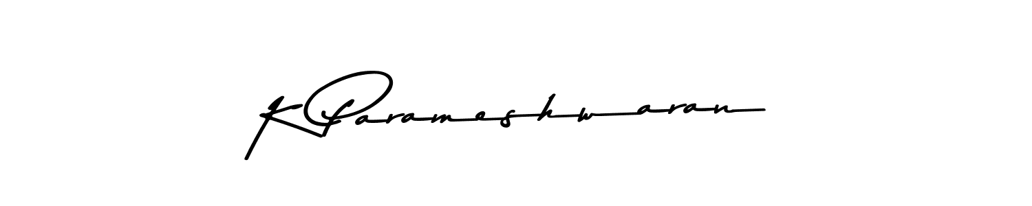 Make a beautiful signature design for name K Parameshwaran. With this signature (Asem Kandis PERSONAL USE) style, you can create a handwritten signature for free. K Parameshwaran signature style 9 images and pictures png