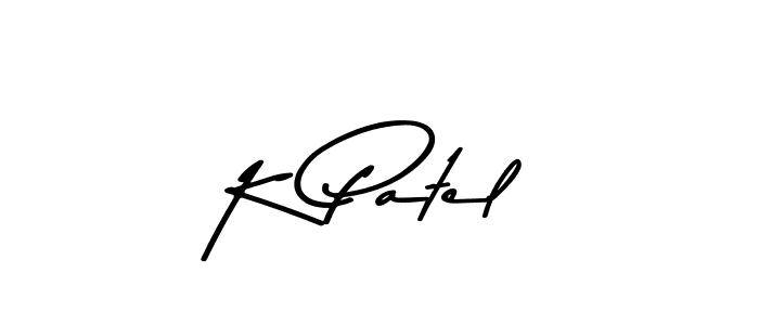 Design your own signature with our free online signature maker. With this signature software, you can create a handwritten (Asem Kandis PERSONAL USE) signature for name K Patel. K Patel signature style 9 images and pictures png