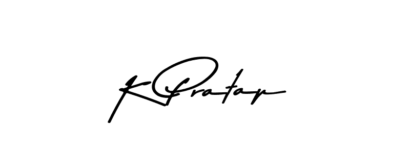 Use a signature maker to create a handwritten signature online. With this signature software, you can design (Asem Kandis PERSONAL USE) your own signature for name K Pratap. K Pratap signature style 9 images and pictures png