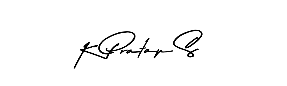 Use a signature maker to create a handwritten signature online. With this signature software, you can design (Asem Kandis PERSONAL USE) your own signature for name K Pratap S. K Pratap S signature style 9 images and pictures png