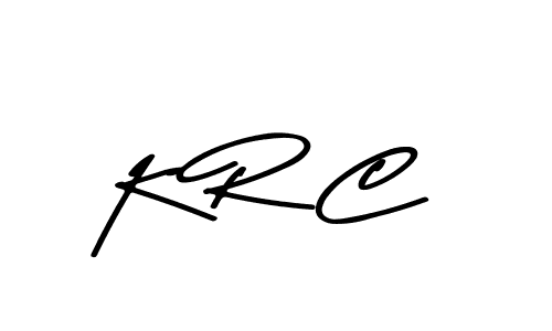 The best way (Asem Kandis PERSONAL USE) to make a short signature is to pick only two or three words in your name. The name K R C include a total of six letters. For converting this name. K R C signature style 9 images and pictures png