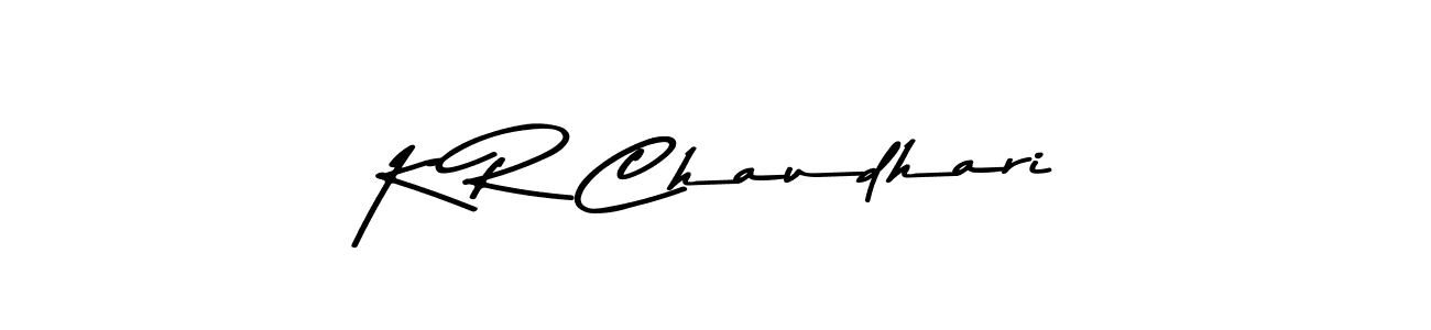 Asem Kandis PERSONAL USE is a professional signature style that is perfect for those who want to add a touch of class to their signature. It is also a great choice for those who want to make their signature more unique. Get K R Chaudhari name to fancy signature for free. K R Chaudhari signature style 9 images and pictures png