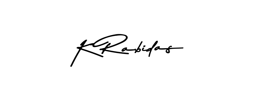 Also we have K Rabidas name is the best signature style. Create professional handwritten signature collection using Asem Kandis PERSONAL USE autograph style. K Rabidas signature style 9 images and pictures png
