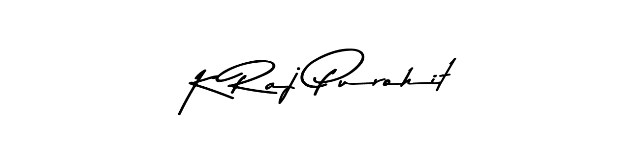 You should practise on your own different ways (Asem Kandis PERSONAL USE) to write your name (K Raj Purohit) in signature. don't let someone else do it for you. K Raj Purohit signature style 9 images and pictures png