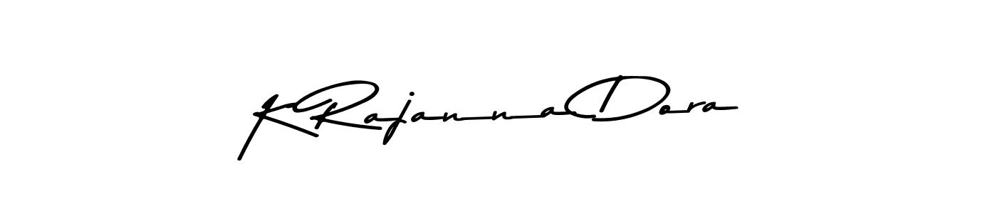 Make a beautiful signature design for name K Rajanna Dora. With this signature (Asem Kandis PERSONAL USE) style, you can create a handwritten signature for free. K Rajanna Dora signature style 9 images and pictures png