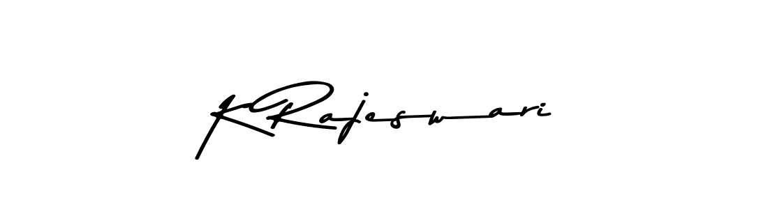 You should practise on your own different ways (Asem Kandis PERSONAL USE) to write your name (K Rajeswari) in signature. don't let someone else do it for you. K Rajeswari signature style 9 images and pictures png