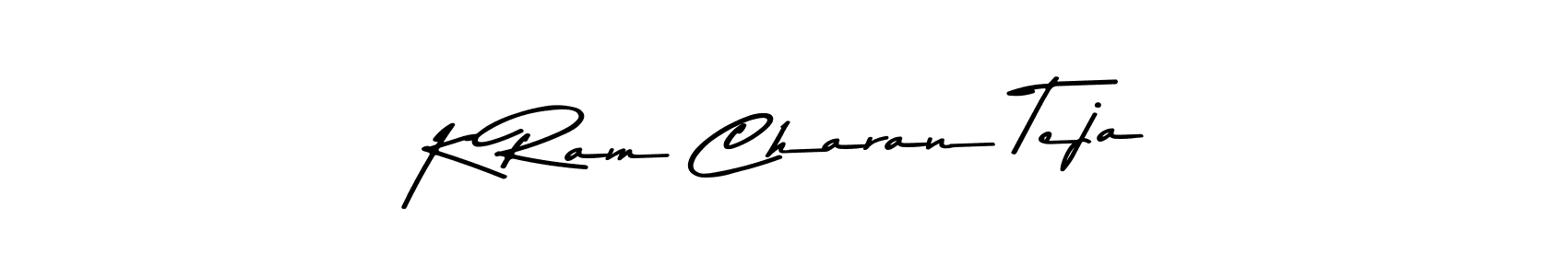 if you are searching for the best signature style for your name K Ram Charan Teja. so please give up your signature search. here we have designed multiple signature styles  using Asem Kandis PERSONAL USE. K Ram Charan Teja signature style 9 images and pictures png