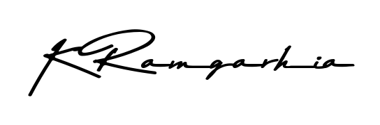 A timeless handwritten aesthetic for K Ramgarhia. The Asem Kandis PERSONAL USE font gives your signature a handcrafted feel with natural curves. K Ramgarhia signature style 9 images and pictures png