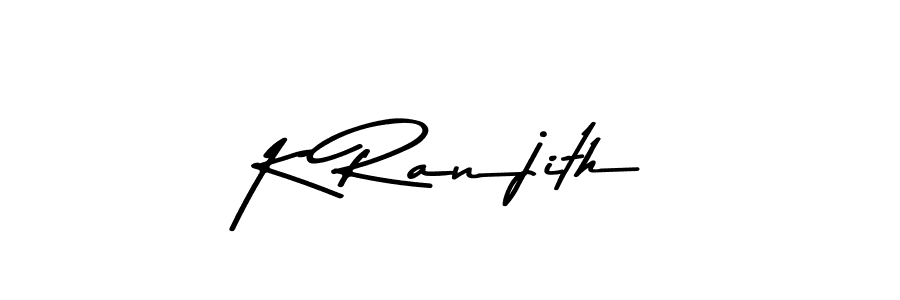 Also we have K Ranjith name is the best signature style. Create professional handwritten signature collection using Asem Kandis PERSONAL USE autograph style. K Ranjith signature style 9 images and pictures png