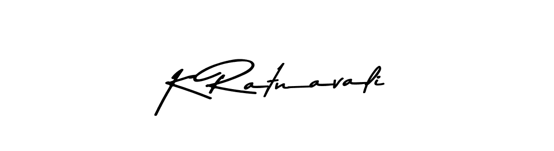 Design your own signature with our free online signature maker. With this signature software, you can create a handwritten (Asem Kandis PERSONAL USE) signature for name K Ratnavali. K Ratnavali signature style 9 images and pictures png