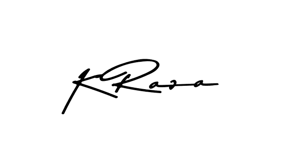 K Raza stylish signature style. Best Handwritten Sign (Asem Kandis PERSONAL USE) for my name. Handwritten Signature Collection Ideas for my name K Raza. K Raza signature style 9 images and pictures png