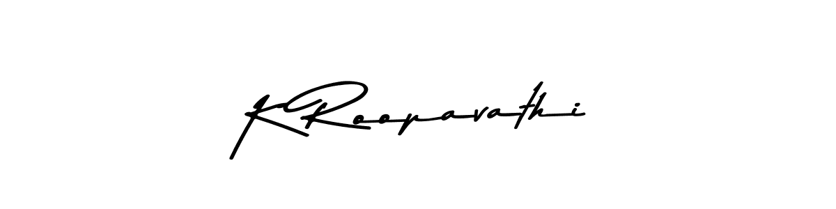 Use a signature maker to create a handwritten signature online. With this signature software, you can design (Asem Kandis PERSONAL USE) your own signature for name K Roopavathi. K Roopavathi signature style 9 images and pictures png