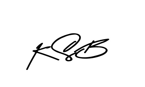 K S B stylish signature style. Best Handwritten Sign (Asem Kandis PERSONAL USE) for my name. Handwritten Signature Collection Ideas for my name K S B. K S B signature style 9 images and pictures png