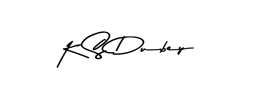 Asem Kandis PERSONAL USE is a professional signature style that is perfect for those who want to add a touch of class to their signature. It is also a great choice for those who want to make their signature more unique. Get K S Dubey name to fancy signature for free. K S Dubey signature style 9 images and pictures png