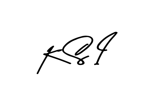 Create a beautiful signature design for name K S I. With this signature (Asem Kandis PERSONAL USE) fonts, you can make a handwritten signature for free. K S I signature style 9 images and pictures png