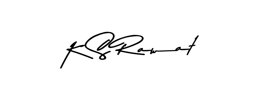 K S Rawat stylish signature style. Best Handwritten Sign (Asem Kandis PERSONAL USE) for my name. Handwritten Signature Collection Ideas for my name K S Rawat. K S Rawat signature style 9 images and pictures png