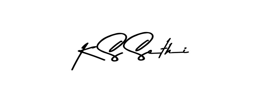 The best way (Asem Kandis PERSONAL USE) to make a short signature is to pick only two or three words in your name. The name K S Sethi include a total of six letters. For converting this name. K S Sethi signature style 9 images and pictures png