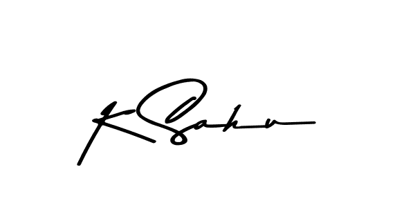 You should practise on your own different ways (Asem Kandis PERSONAL USE) to write your name (K Sahu) in signature. don't let someone else do it for you. K Sahu signature style 9 images and pictures png